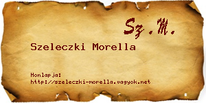 Szeleczki Morella névjegykártya